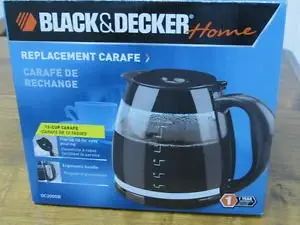 Black and Decker GC2000B Black Replacement Carafe