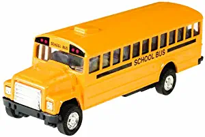 Toysmith Pull-Back School Bus (5-Inch)