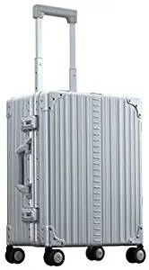ALEON 21" Aluminum Carry-On with Suiter Hardside Luggage