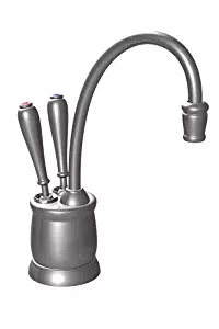InSinkErator F-HC2215SN Indulge Tuscan Hot and Cold Water Dispenser Faucet, Satin Nickel
