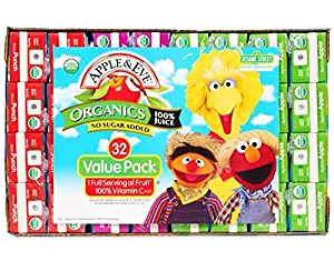 Apple & Eve Sesame Street Organics Juice Box (32 Count) Variety Pack