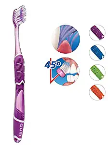 GUM 524 Technique Deep Clean Toothbrush - Full Soft Head (6 Pack) by Sunstar