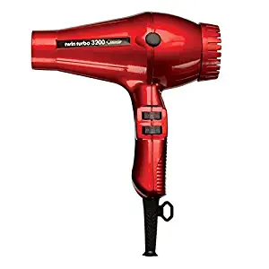TURBO POWER 324 Twin Turbo 3200 Professional Hair Dryer Red