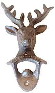 MIDWEST CRAFT HOUSE Wall Mounted Cast Iron Deer Bottle Openers
