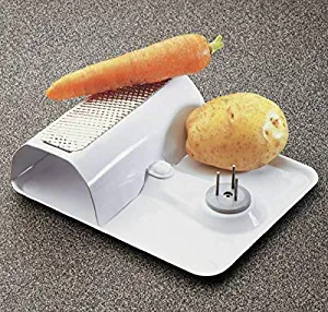 Homecraft Clyde Grater, Scraper and Spike, One Handed Peeling & Grating, Spikes Hold Food in Place, Mesh Blade for Grating, Kitchen Utility, Aid to Daily Living, (Eligible for VAT Relief in The UK)