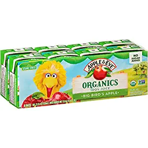 Apple & Eve Sesame Street Organics, Big Bird'ss Apple Juice, 40 Count