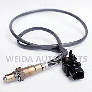 Air Fuel Ratio Oxygen Sensor LSU 4.9 5 Wire Wide band Replacement AFR O2 sensor Replaces # Bosch LSU 4,9 17025 and 0258017025 Compatible with AEM 30-4110 Wideband Kit (0258017025, The picture color)
