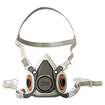 3M Safety 142-6100 6000 Series Reusable Half Face Mask Respirator, Small