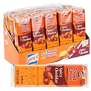 Lance Toastchee Spicy Cheese Cheddar Sandwich Crackers (20 count)