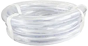 Duda Energy LPpvc125-025ft 25' x 1-1/4" ID Low Pressure Clear Flexible PVC Tubing Heavy Duty UV Chemical Resistant Vinyl Hose Water Oil