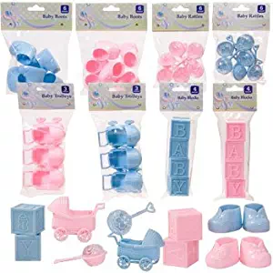 Boy Baby Shower Decorative accents, great for centerpieces, cake toppers and more! (BLUE ONLY)