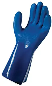 Working Hands PVC Coated Heavy Duty Rubber Gloves For Handling Chemicals And Dish Washing