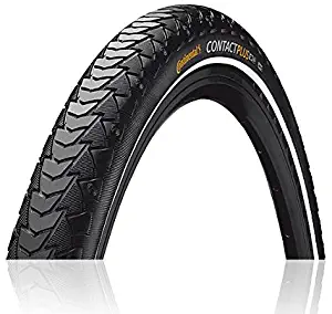 Continental Contact Plus Bike Tire - Replacement City/Trekking, Extra E-Bike Rated Puncture Protection Bike Tire (24", 26", 27", 28")