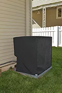 Comp Bind Technology Waterproof Cover for Air Conditioning System Unit Lennox Merit Model 14ACX-036 Outdoor Black Nylon Cover By Dimensions 28.5''W x 28.5''D x 37.5''H
