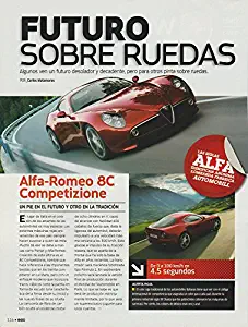 2007 ALFA-ROMEO 8C COMPETIZIONE Color Article - MEXICO - SPANISH - NICE !!