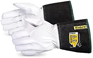 Superior 370GFKLXL Precision Arc Goatskin Leather Welding Gloves with Kevlar Lining, TIG Welding Gloves, Extra Large (1 Pair)