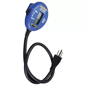 Reliance Controls Ammeter and Wattmeter THP103 AmWatt Appliance Load Tester/Plug, Blue