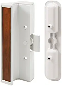 Prime-Line Products C 1202 Sliding Door Handle Set, White