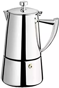Cuisinox Roma 10-cup Stainless Steel Stovetop Moka Espresso Maker, Stainless steel