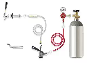 Kegerator Conversion Kit with CO2 Tank (Convert a Refrigerator to a Kegerator)