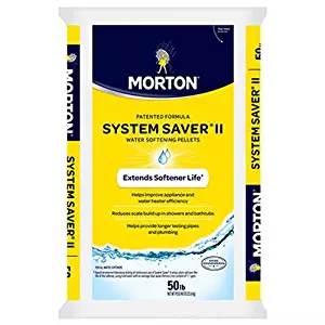 Morton Salt 1501 Clean Protect System Water Softener 50 lbs White
