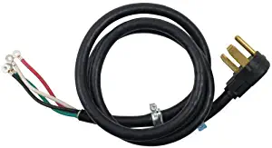 Whirlpool 8171381RC 6-Feet 30-Amp 4 Wire Dryer Cord