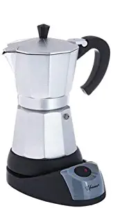 UNIWARE 89501-3 Coffee Maker, 3 Cups, Silver