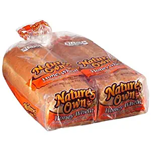 Nature's Own Honey Wheat Bread 20 oz. loaf, 2 pk. A1