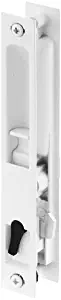 Prime-Line C 1226 Sliding Door Flush Latch, 6-5/8 in., Diecast, White, Pack of 1
