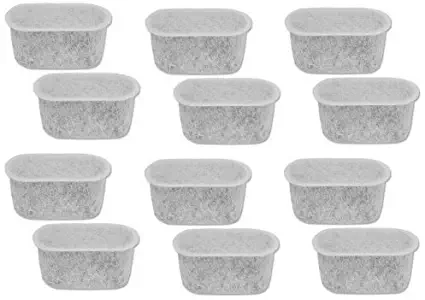 Univen 12 Pack of Replacement Charcoal Water Filters, Fits Cuisnart DCC-RWF
