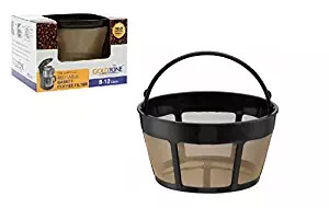GoldTone Brand Reusable 8-12 Cup Basket Coffee Filter fits Hamilton Beach Coffee Makers and Brewers. Replaces your Hamilton Beach Reusable Coffee Filter - BPA Free