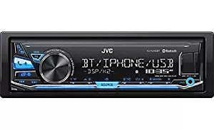 JVC KD-X240BT Single DIN in-Dash Digital Media Car Stereo with Android/iPhone Compatibility