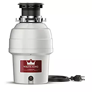 Waste King 3/4 HP Garbage Disposal with Power Cord - (L-3200).