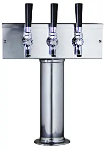 Kegco BF D7743PSS Triple Tap Faucet, 3