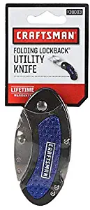Craftsman 2.25" Blade Folding Lock Back Utility Knife (Blue)