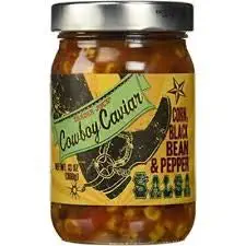 Trader Joe's Cowboy Caviar Corn Black Beans & Pepper Salsa 13 oz (Pack of 3)