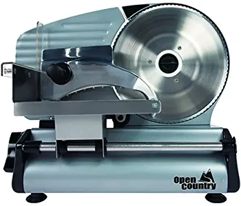 Open Country FS-250SK 180W Food Slicer, 8", Silver