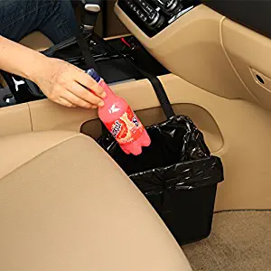 KMMOTORS Jopps Comfortable Car Garbage Bin Original Patented Portable Drive Bin Premium Hanging Wastebasket